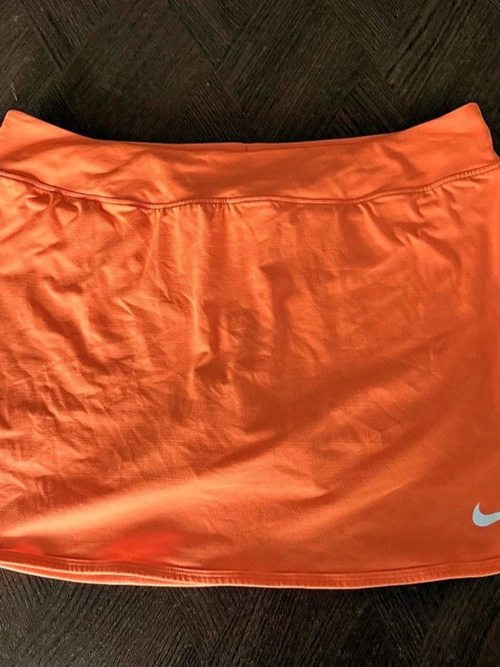 Nike Dri-FIT Athletic Skort Mini Neon Orange Size Large